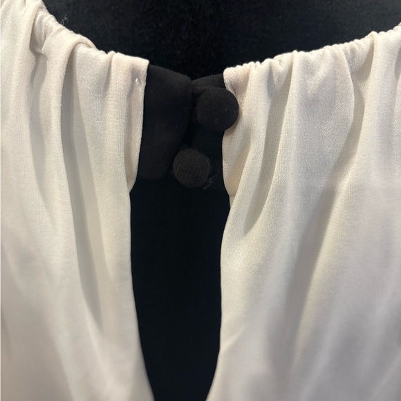 London Times NWOT Chevron Colorblock Keyhole Halter Maxi Dress Sz 6 - Picture 5 of 7